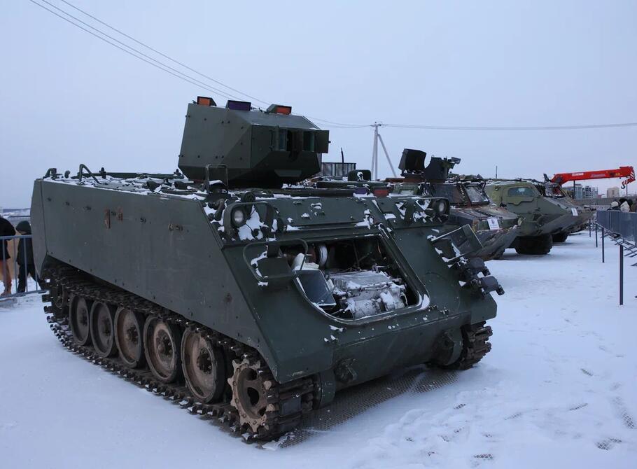 Выставка трофейной военной техники