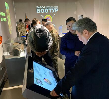 В историческом парк открыли выставку живой памяти боевого пути и подвигов отряда «Боотур»